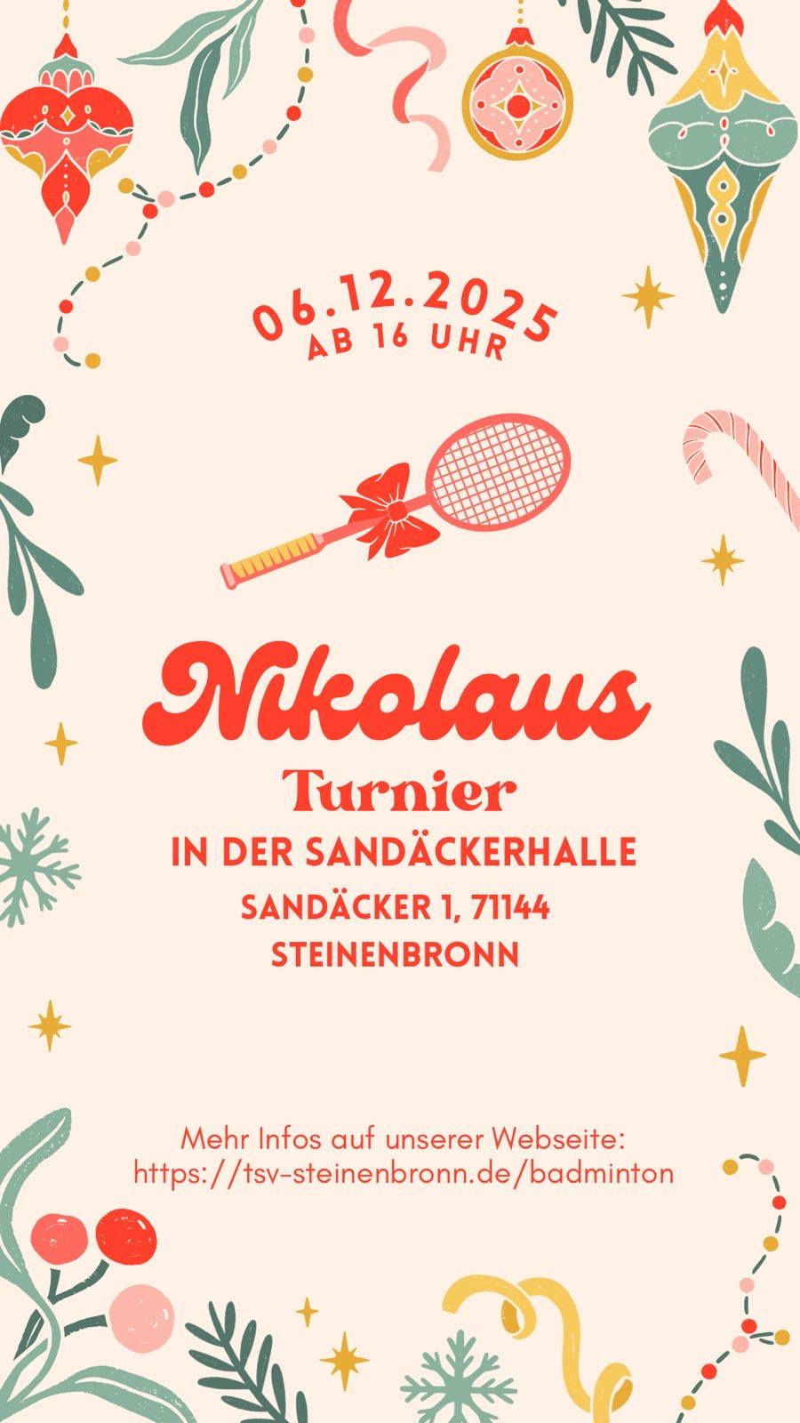 Nikolaus Schleifchenturnier 06.12.2025