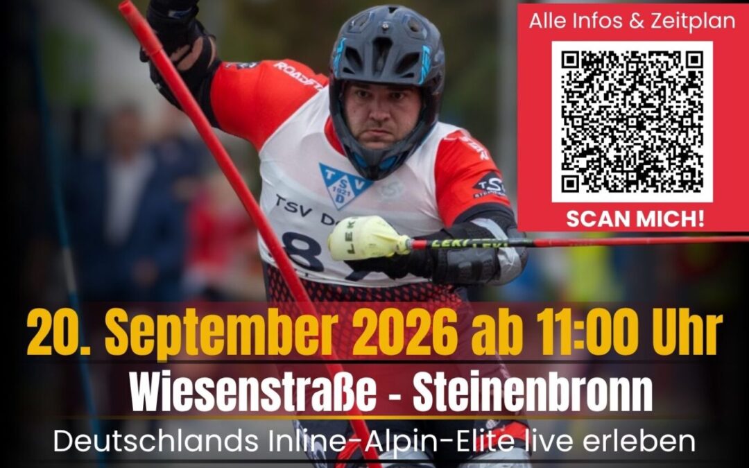 Deutsche Meisterschaft Inline-Alpin Slalom 2026 in Steinenbronn