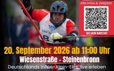 Deutsche Meisterschaft Inline-Alpin Slalom 2026 in Steinenbronn