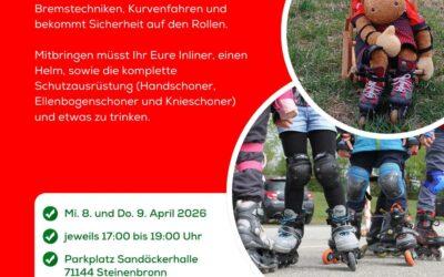 🛼 Inlinekurs für die ganze Familie in Steinenbronn